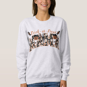 Trick-or-Treat Floral Print Mama Sweatshirt