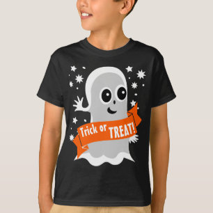 Trick or Treat Friendly Halloween Ghost T-Shirt