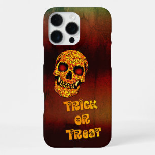 Trick or treat frightening Halloween skull iPhone 16 Pro Max Case