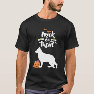 Trick Or Treat German Shepherd Dog Halloween Costu T-Shirt