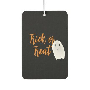 Trick or Treat Ghost Halloween Car Air Freshener