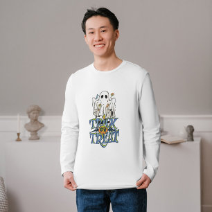 Trick Or Treat Ghost Halloween Long Sleeve T-Shirt