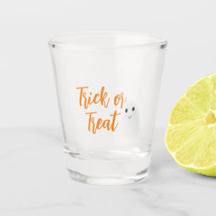 Trick or Treat Ghost Halloween Shot Glass