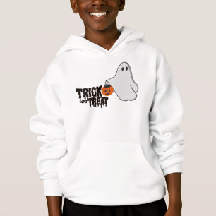 trick or treat ghost hoodie