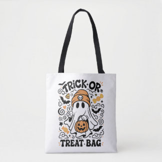 Trick or Treat Ghost with Bag
