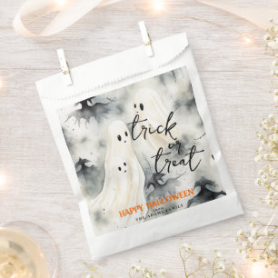 Trick Or Treat Ghosts Personalised Happy Halloween Favour Bags