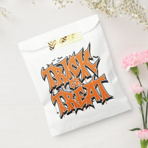 Trick Or Treat Graffiti Favour Bags