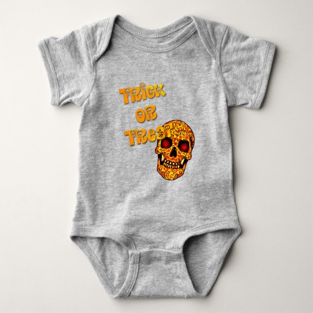 Trick or treat Halloween  Baby Bodysuit (Front)