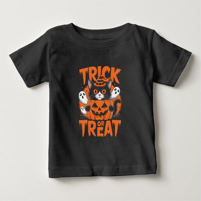 Trick or treat Halloween Baby T-Shirt (Front)