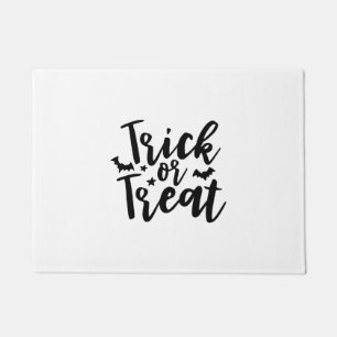 Trick or Treat Halloween Bats Doormat