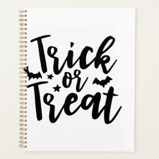 Trick or Treat Halloween Bats Planner