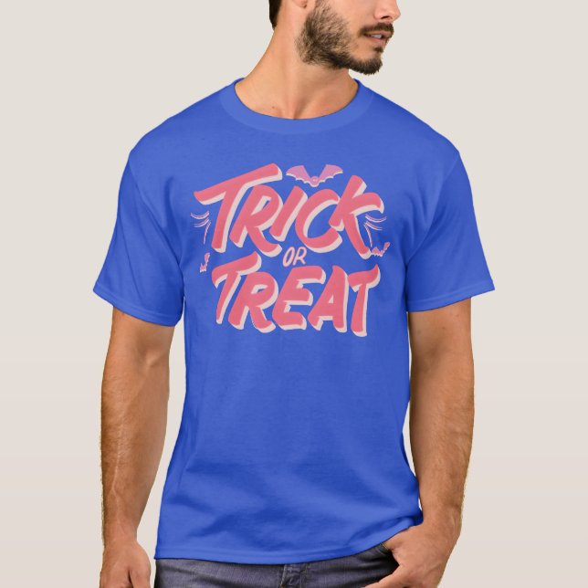 trick or treat halloween boy T-Shirt (Front)