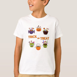 Trick or Treat Halloween Buckets t-shirt