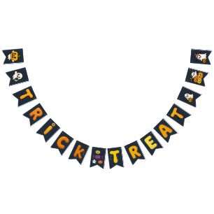 Trick or Treat Halloween Bunting Flags