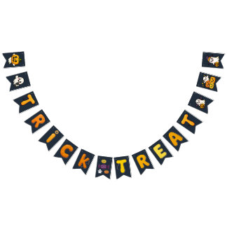Trick or Treat Halloween Bunting Flags
