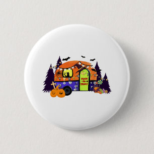 Trick or Treat Halloween Camping 6 Cm Round Badge