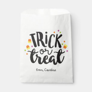 Trick or Treat Halloween Candy Corn Cute Party Favour Bags