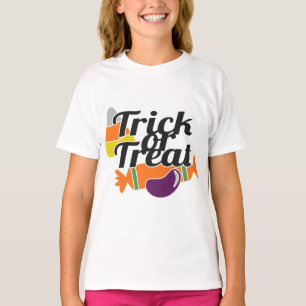 Trick or Treat Halloween Candy Personalised T-Shirt