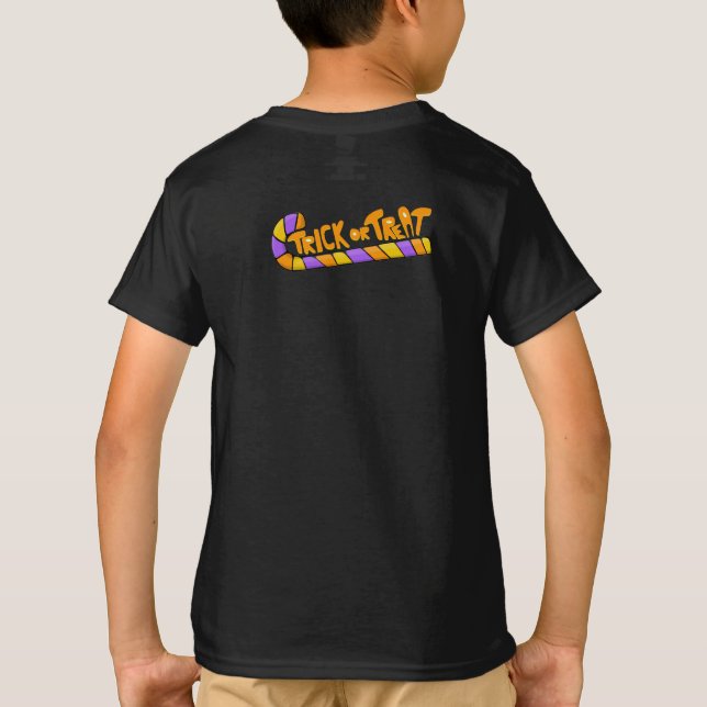 Trick or Treat Halloween Candy T-Shirt (Back)
