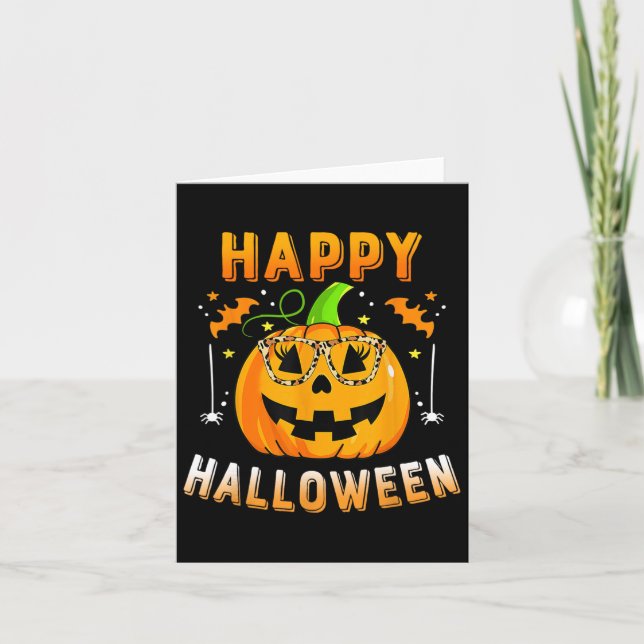 Trick Or Treat Halloween  Card (Front)