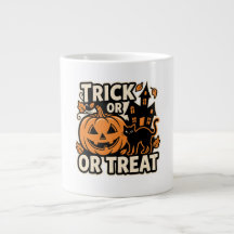 Trick or Treat Halloween Cat Patch