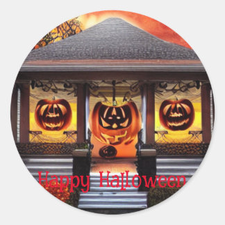 Trick or Treat Halloween Classic Round Sticker