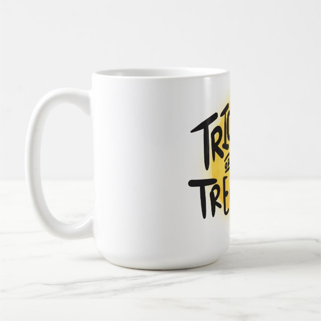 Trick or treat halloween coffee mug (Left)