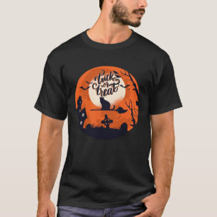 Trick or Treat Halloween Costume Spooky Night Moon T-Shirt