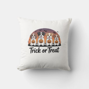Trick or Treat Halloween Cushion