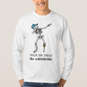 Trick or Treat Halloween Dabbing Pirate Custom T-Shirt