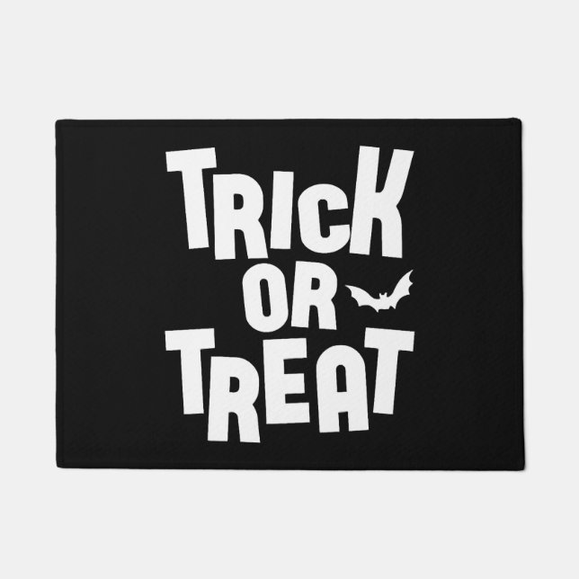 Trick Or Treat Halloween Doormat (Front)