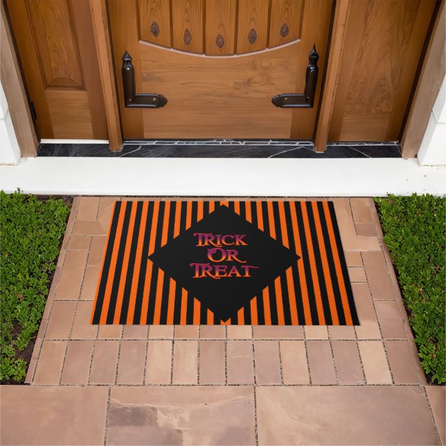 Trick or Treat Halloween Doormat (Outdoor)
