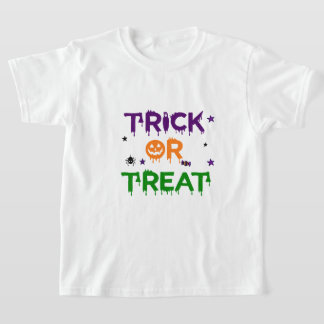 Trick Or Treat Halloween Fun With Pumpkin 🎃 T-Shirt