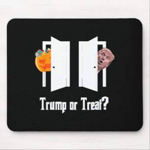 Trick or Treat Halloween Funny Mouse Pad