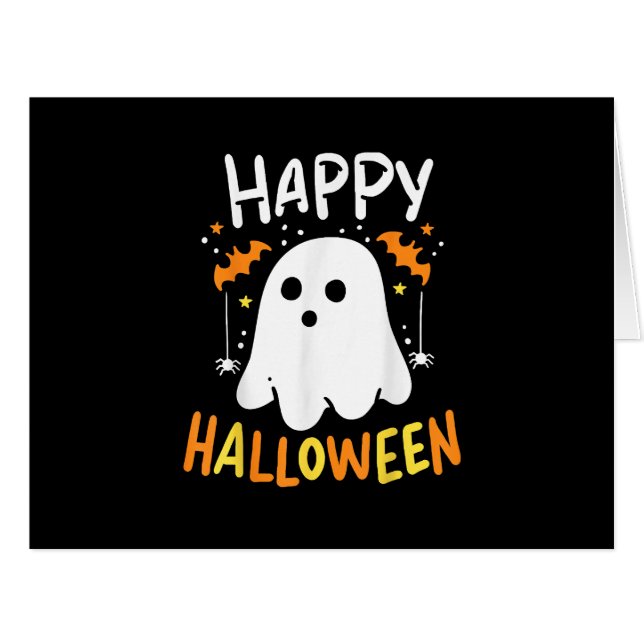 Trick Or Treat Halloween Ghost (Front Horizontal)