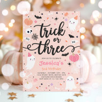 Trick Or Treat Halloween Ghost 3rd Birthday Party