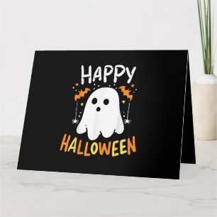 Trick Or Treat Halloween Ghost Card