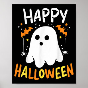 Trick Or Treat Halloween Ghost Poster