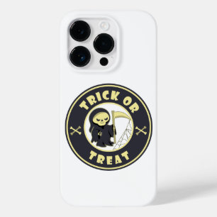 Trick or treat Halloween grim reaper character Case-Mate iPhone 14 Pro Case