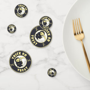 Trick or treat Halloween grim reaper character Confetti