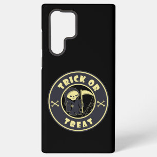 Trick or treat Halloween grim reaper character Samsung Galaxy Case