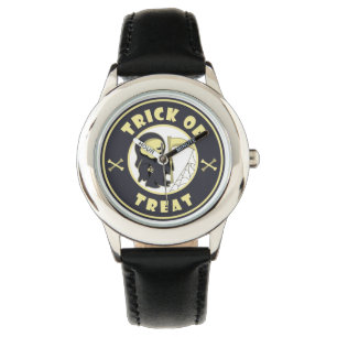 Trick or treat Halloween grim reaper character Watch