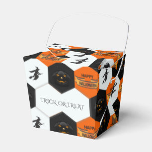 Trick or Treat Halloween Hexagons Pattern Favour Box