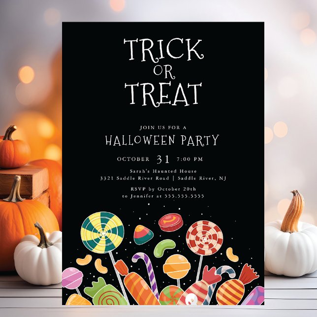 Trick or Treat Halloween Invitation (Creator Uploaded)