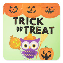 Trick or Treat, Halloween owl, Funny Halloween