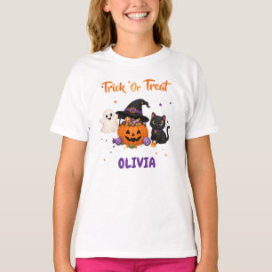 Trick or Treat Halloween Party Favour Gift T-Shirt