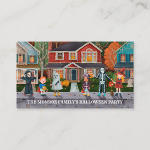 Trick or Treat, Halloween Party Invitation