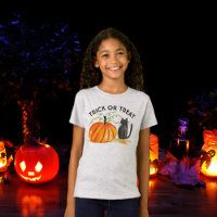 Trick or Treat Halloween Pumpkin Cute Watercolor