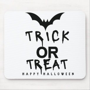 Trick or treat Halloween Pumpkin Funny Mouse Pad