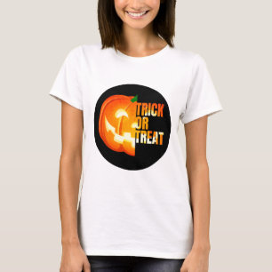 Trick or Treat Halloween Pumpkin T-Shirt